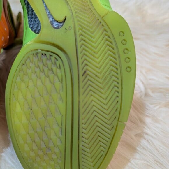 RARE Customer Green and Orange Nike Air Zoom Hurache 2k4 Men Size 9.5 Sneakers - Picture 12 of 14